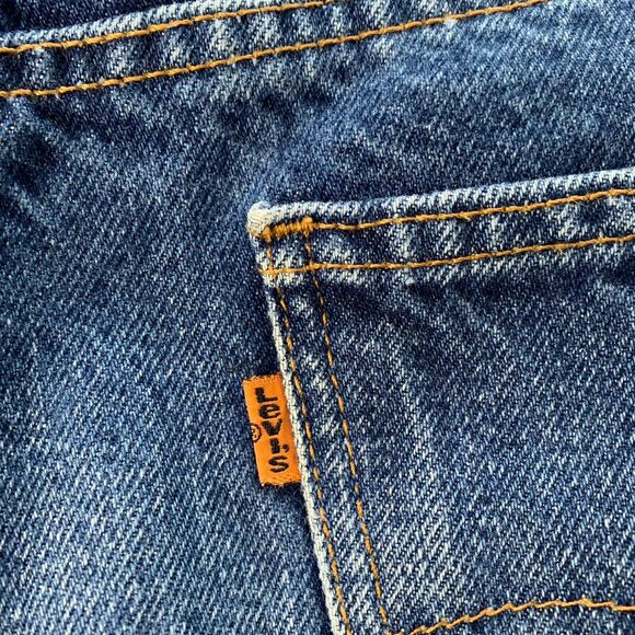 VTG Levi’s 550 Orange Tab Mens Jeans Relaxed Fit Tapered Leg Size 38x34 (36x33) - Picture 5 of 16